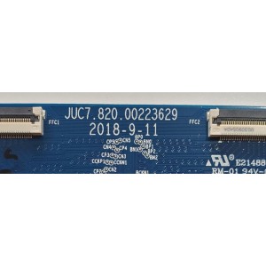 T-CON PARA TV WESTINGHOUSE ORIGINAL / NUMERO DE PARTE JUC7.820.00223629 / PANEL C500Y20-5C / C500Y19-6P / C500Y19-5C / MODELOS WR50UX4019 / WD50FB1200 / 100005396 / 100012585 / E4AA50R / E4SFT5017 / NOTA IMPORTANTE:COMPARAR EL PANEL Y MODELO